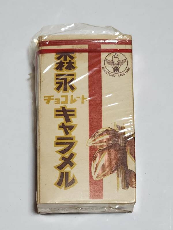 ５６　昭和レトロ　森永チョコレートキャラメル　空箱　森永製菓株式会社