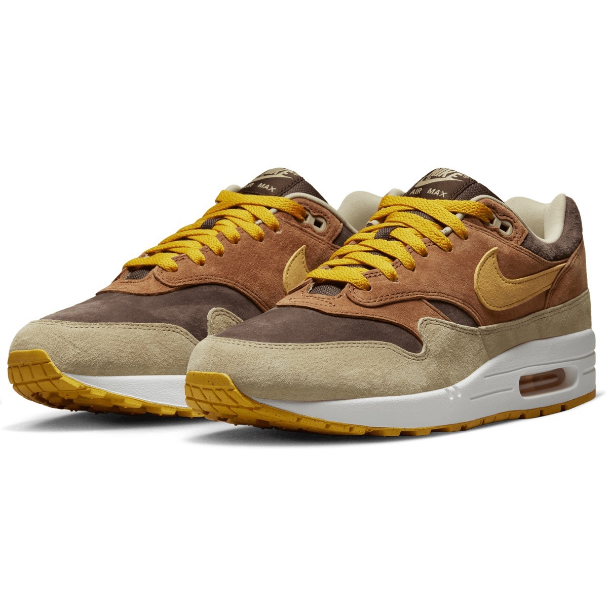 ☆NIKE AIR MAX 1 PRM DUCKPACK ベージュ/焦茶/茶/濃黄 25.5cm ナイキ エアマックス1 プレミアム ダックパック DZ0482-200