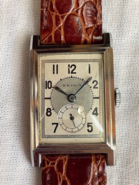 SEIKO　セイコー　角型　1930年代（昭和初期）　アンティーク時計