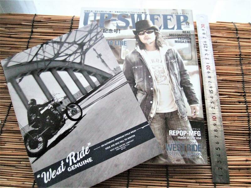 絶版　UP-SWEEP アップ・スイープ　Vol.12　2012/11　デッドストック品　バイク　オートバイ　ハーレー　チョッパー　レザー　ライダース