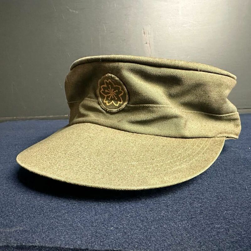 [MI431] 陸上自衛隊 OD作業帽 帽章 丸天作業帽 自衛官 キャップ