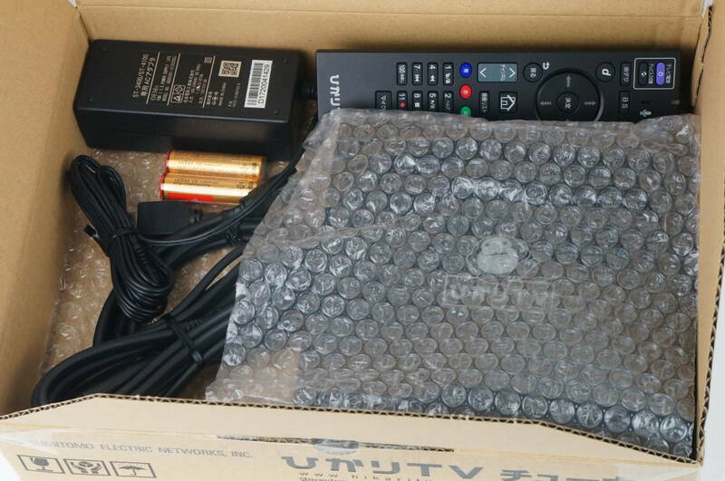 【未使用品】住友電工 ひかりTVチューナー StreamCruiser Smart TV 3400 トリプルチューナー(4K対応)モデル ST-3400　12_63