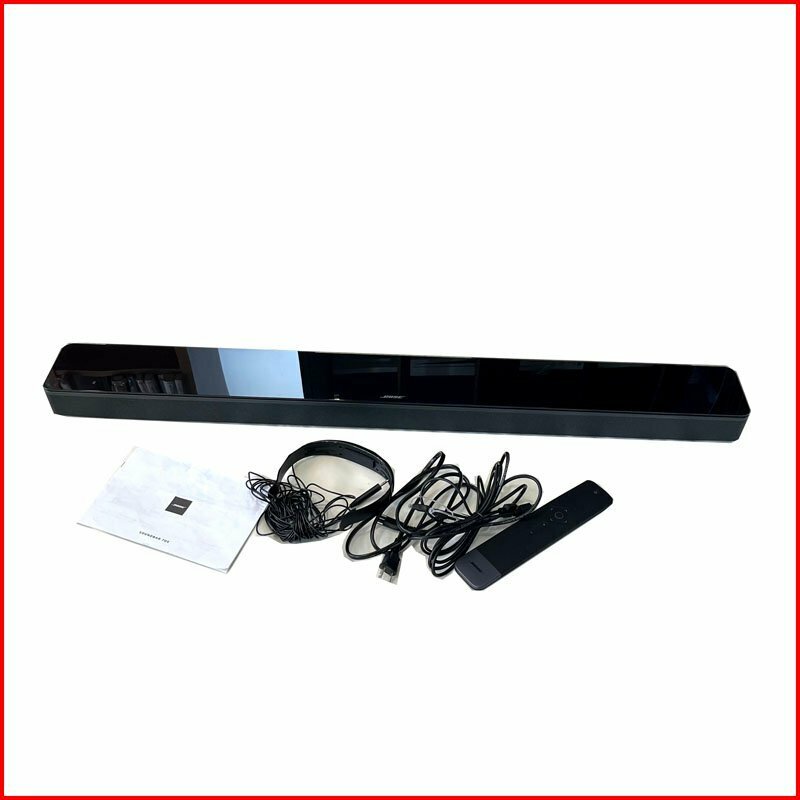 中古美品●BOSE Soundbar700 サウンドバー●スピーカー リモコン付き ブラック Bluetooth接続 再生確認済み 札幌