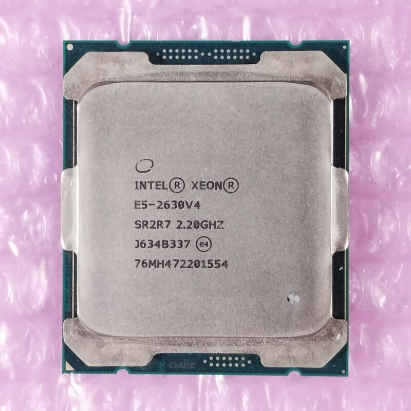 【動作確認済み】Xeon E5-2630 V4 SR2R7 2.20GHz Intel CPU (Broadwell世代) LGA2011-3