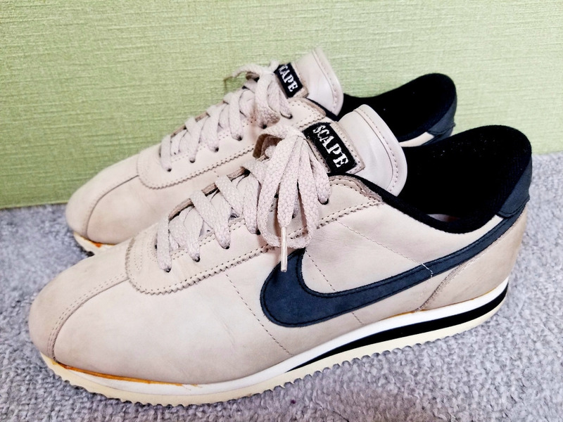 良好 88年 TAIWAN製 ビンテージ NIKE ナイキ ESCAPE エスケープ シリーズ レザー コルテッツ US10ハーフ 28,5cm　80s 80年代 vintage 