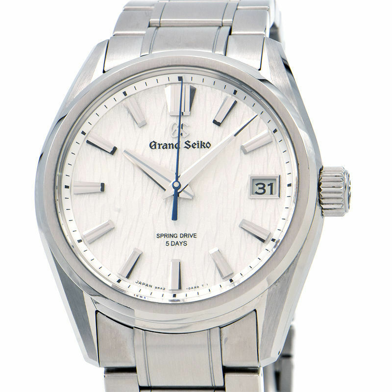 グランドセイコー メンズ SLGA009 9RA2-0AB0 エボリューション9コレクション 白樺 裏スケルトン スプリングドライブ 腕時計 中古 送料無料
