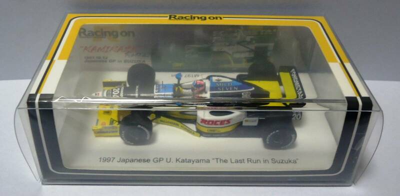 Racing on特注1/43ミナルディM197・ハート1997年日本GP 片山右京"The Last Run in Suzuka"