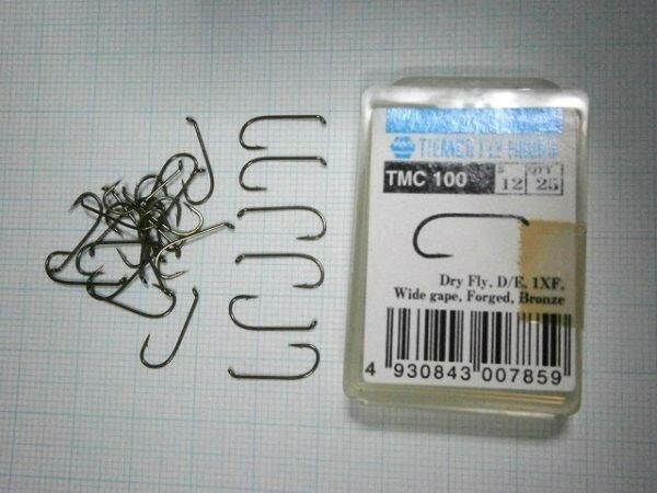 ★ティムコ・フック/TMC-100 #12 (25本入) 軽量ドライフライ用