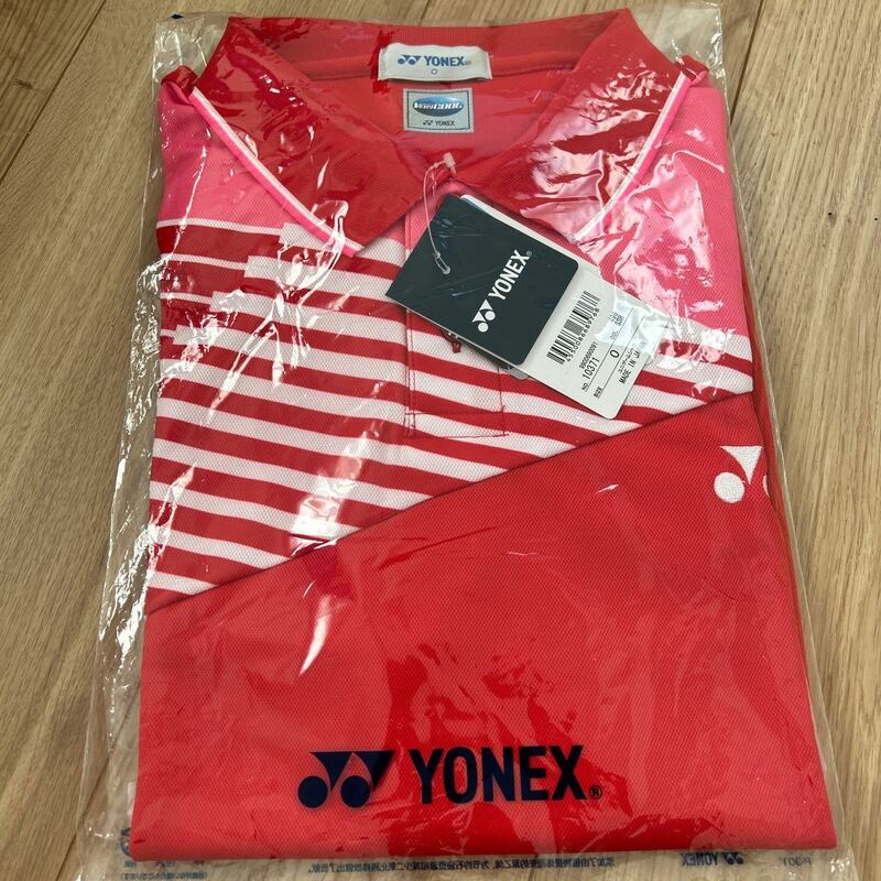 送料無料 ヨネックス ゲームシャツ 10371 ユニ Oサイズ 半袖 ポロシャツ 日本製 新品 人気 サンセットレッドUS4 ソフトテニス バドミントン