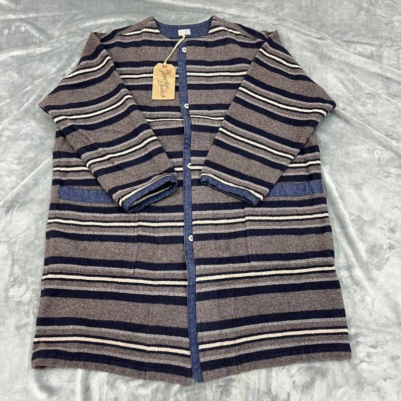 テンダーロイン ブランケットコート インディゴ サイズ XL tenderloin BLANKET COAT INDIGO size XL 19aw 新品 未使用保管品