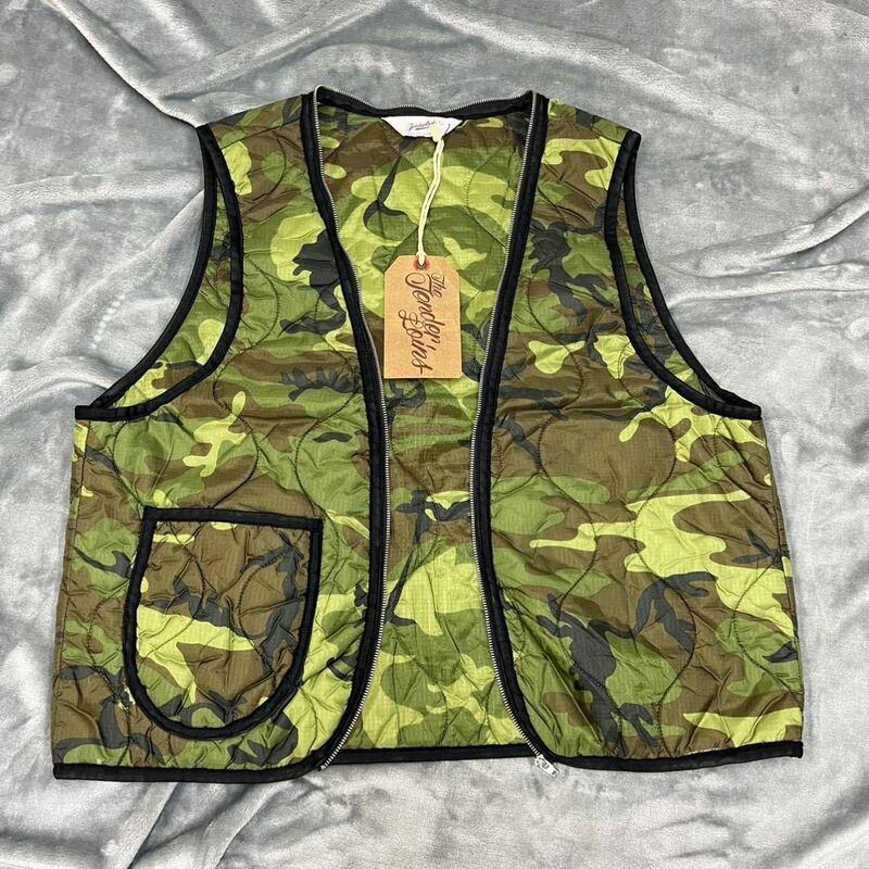 テンダーロイン ライニングベスト カモ サイズ L tenderloin LINING VEST CAMO size L 19aw 新品 未使用保管品