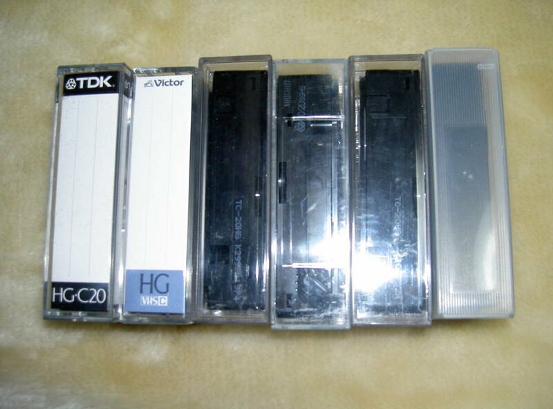 ☆ VHS-Cテープ 再録用　６本☆