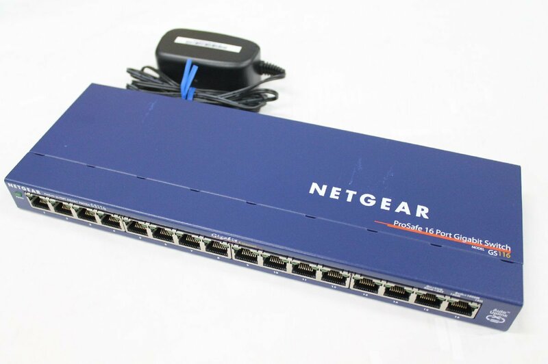 【送料無料】 中古品 NETGWAR GS116v2 16ポートギガビットイーサネットスイッチ