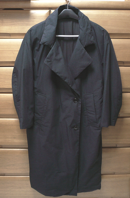 ■UNIQLO U　ユニクロU　中綿ロングコート　軽量　オーバーサイズ　ブラック　Sサイズ　程度良好　■送料無料