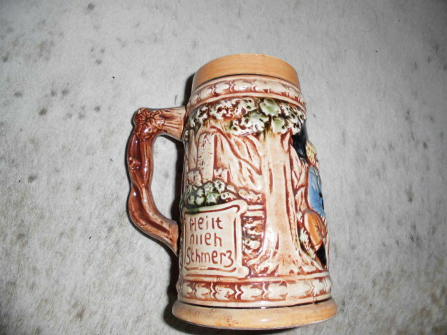 「尾張野骨董蔵出し」NO　2089-123　陶製ビールのジョッキ