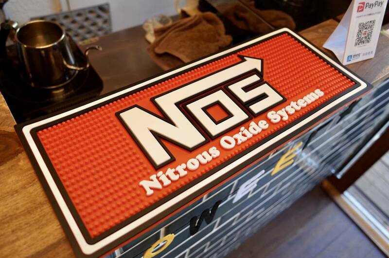新品　NOS Nitros ニトロ　BAR MAT バーマット　店舗　ラバーマット　お酒　カウンター　インテリア　アメリカ　ワイスピ