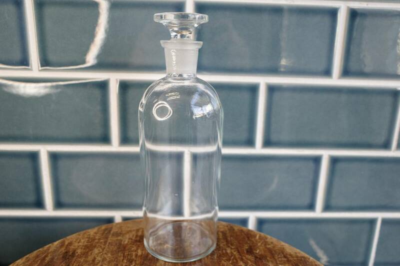 ビンテージ　TCW CO USA メディカル　ボトル　瓶　薬　アメリカ製　インテリア　花瓶　