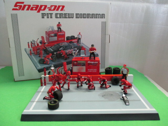 【在庫１点のみ】 スナップオン Snap on グッズ ジオラマ PIT CREW DIORAMA 1/24 展示品 未使用