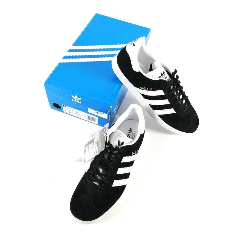 【未使用品/US11/29cm】adidas Originals GAZELLE BLACK×WHITE BB5476 / アディダスオリジナルス ガゼル ヌバック（＃D2BVE)