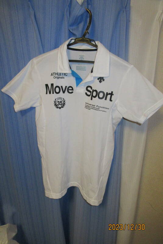 送料無料　デサント　MoveSport　ポロシャツ　Mサイズ