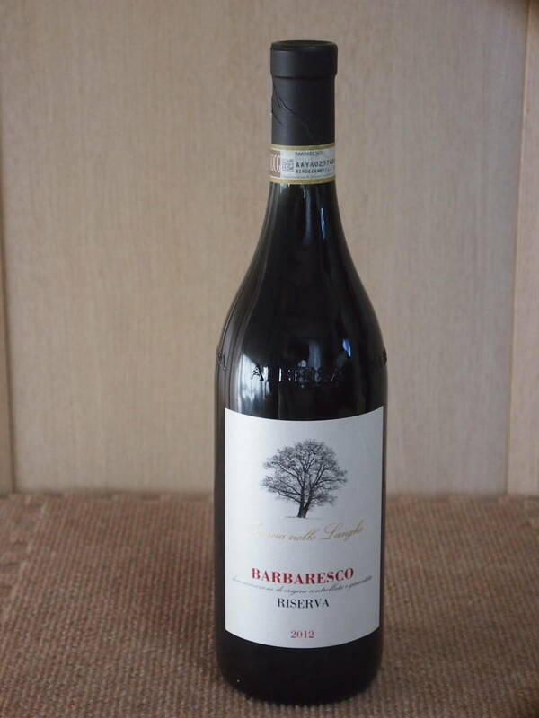 ワイン：BARBARESCO（イタリア・ピエモンテ州）２０１２年