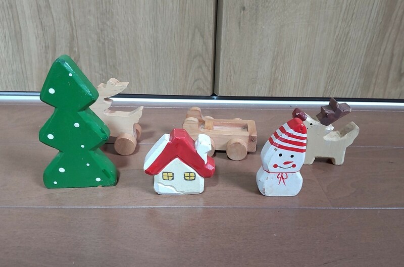 木製 クリスマスの飾り