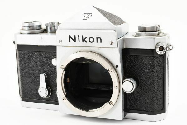 [Rank:B] Nikon F 前期 Eye Level Silver Body MF SLR Film Camera アイレベル シルバー ボディ フィルムカメラ ニコン 富士山マーク #5946