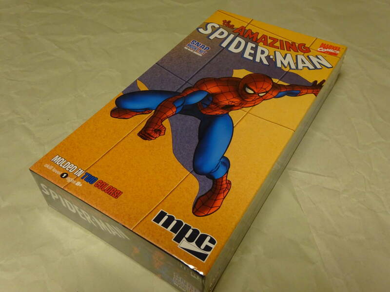「スパイダーマン」 MARVEL COMICS the AMAZING SPIDER-MAN スナップモデル・キット SNAP MODEL KET 未組み立て・新品 mpc社製