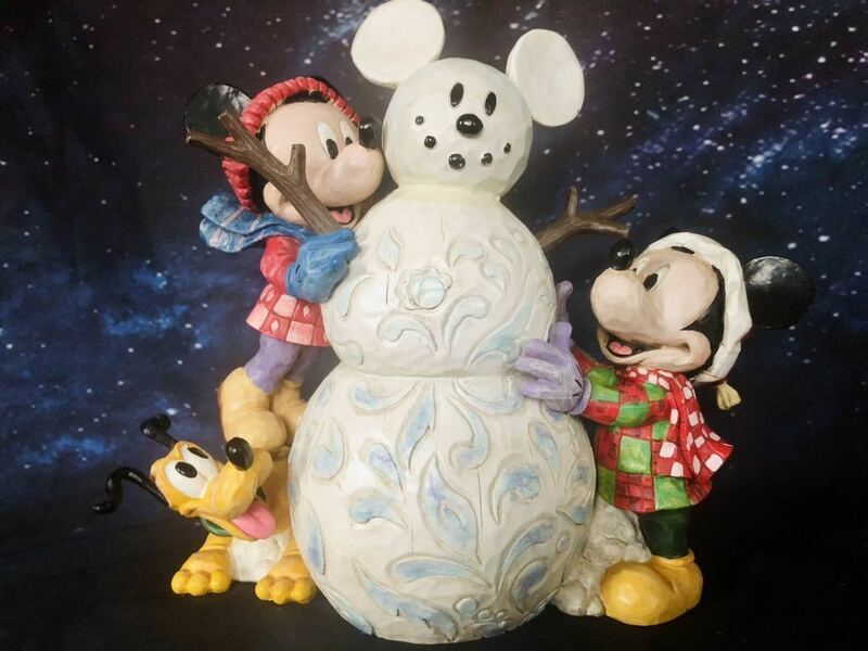 ミッキーマウスと愉快な仲間たち♪モーティーとフェルディ甥っ子『ミッキーSnowman（スノーマン）雪だるま作り』ジム・ショアー作★爆レア