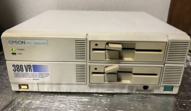 EPSON PC-386VR-STD 電源の確認なっております