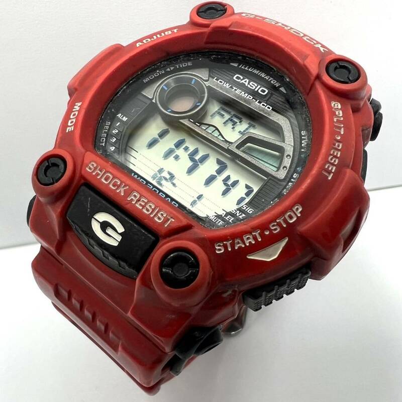 【K】CASIO　カシオ　G-SHOCK　ジーショック　腕時計　G-7900A　レッド　デジタルタイプ　メンズ　動作未確認【3248】