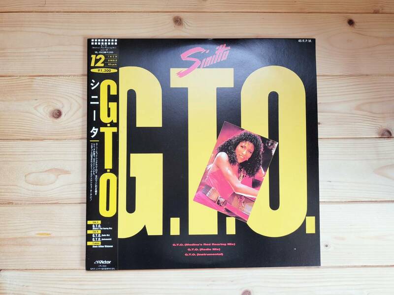 【国内盤】12インチ レコード Sinitta （シニータ） G・T・O （ジーティーオー） ※ディスコ DISCO ユーロビート Eurobeat