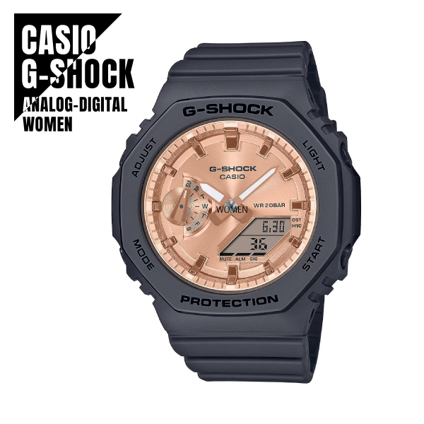 CASIO カシオ G-SHOCK Gショック カーボンコアガード 八角形 GMA-S2100MD-1A ピンクゴールド×ダークグレー 腕時計 レディース ★新品