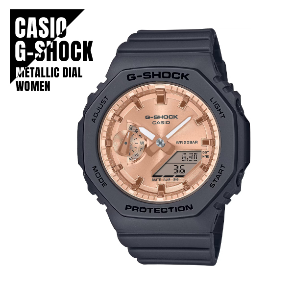 CASIO カシオ G-SHOCK Gショック カーボンコアガード 八角形 GMA-S2100MD-1A ピンクゴールド×ダークグレー 腕時計 レディース ★新品