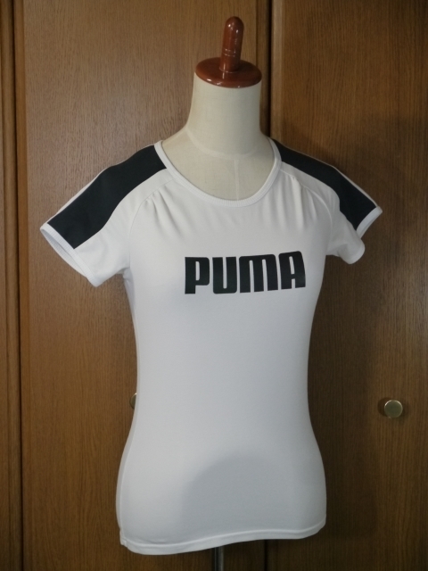 Tシャツ★PUMA プーマ☆ホワイト＆ブラック♪サイズM