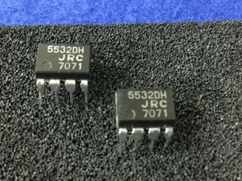 NJM5532DH【即決即送】JRC デュアル オペアンプ [269PoK/263731] JRC Dual Operational Amplifier IC 5532DH 1個セット