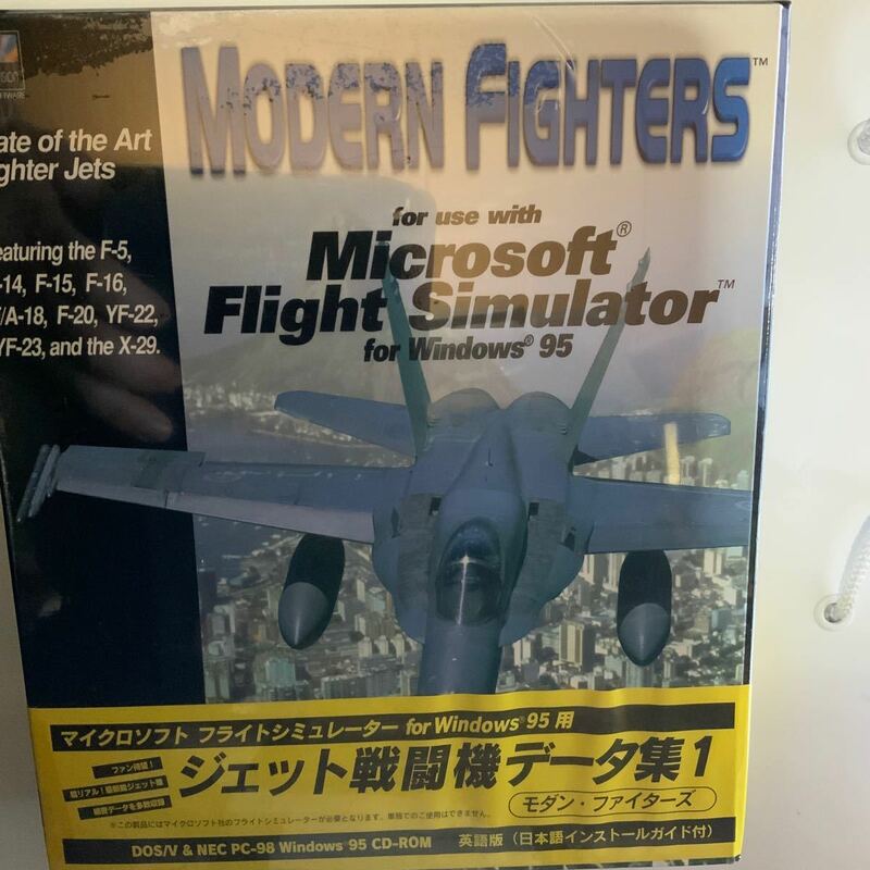 マイクロソフト　フライトシミュレーター用　ジェット戦闘機データ集1 モダン・ファイターズ