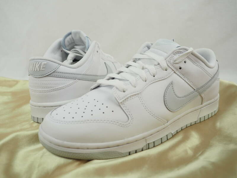 ラスト1点！送料710円～◆新品◆定価13200円◆NIKE◆ナイキ◆Dunk Low Retro◆ダンク ロー レトロ◆"White/Pure Platinum"◆27.5㎝