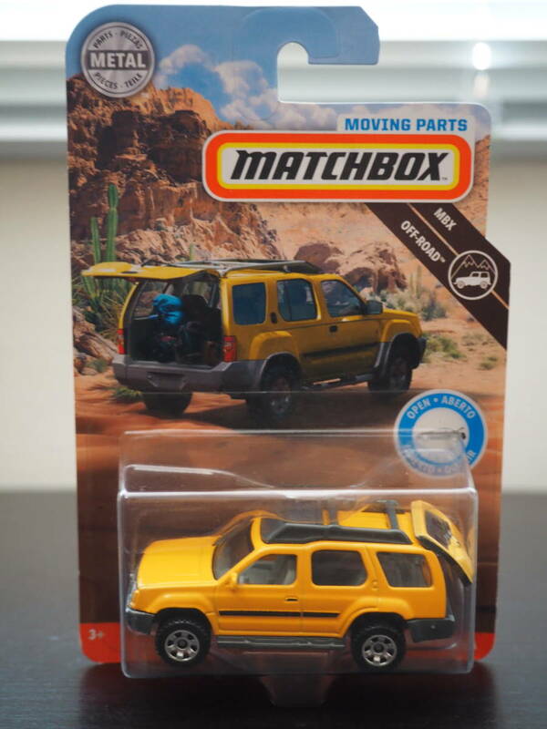 MATCHBOX　MOVING PARTS 2000 NISSAN XTERRA ニッサン　エクステラ ミニカー 荷台開閉 ２代目 N50型 四駆 4WD SUV