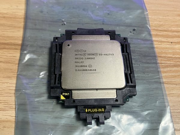 3885 intel インテル CPU プロセッサ XEON E5-4627V3 SR22Q 2.60GHz ジーオンプロセッサ ソケット FCLGA2011-3 キャッシュ 25MB 10コア G