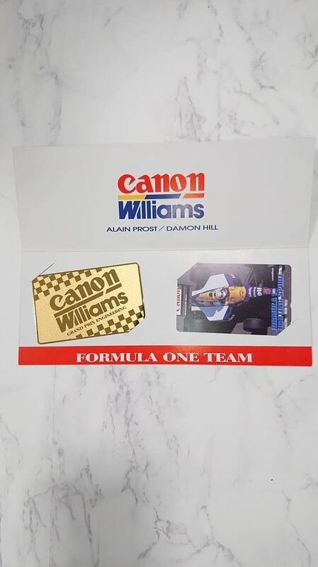 Canon/Williams テレホンカード