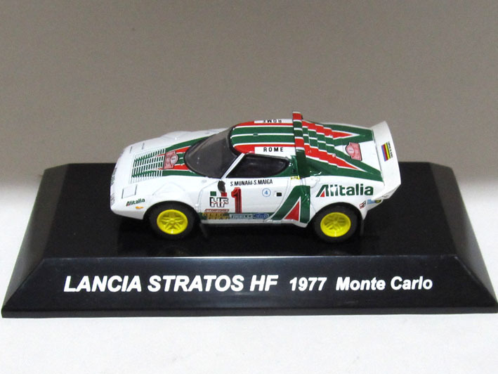 A★CM’s 1/64★ 1977 ランチア ストラトス HF ＃1 サンドロ・ムナーリ モンテカルロ優勝車 ★ アリタリア ★ Lancia Stratos ★