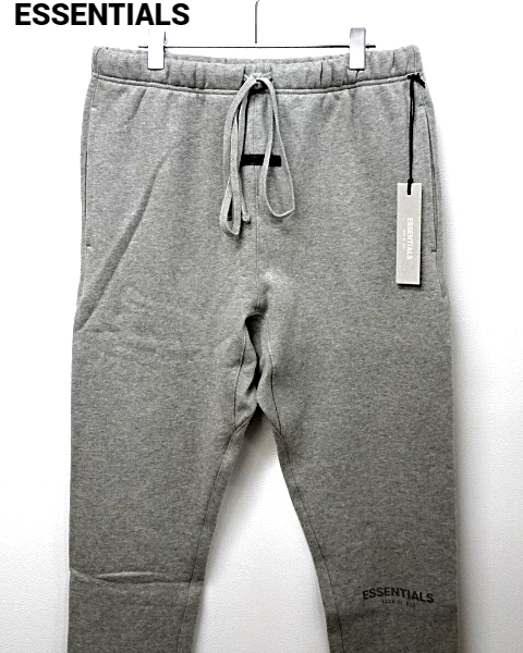 国内正規品 M 新品 ¥17,380【ESSENTIALS SWEAT PANT 130SU 212061F DARK HEATHER OATMEAL エッセンシャルズ スウェットパンツ】