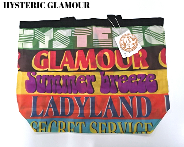 新品【HYSTERIC GLAMOUR packable eco bag MULTI ヒステリックグラマー パッカブルエコバッグ マルチ バック】