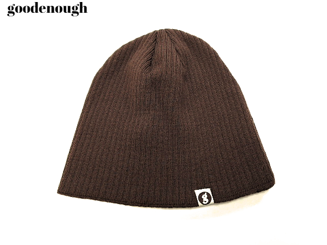 【goodenough gravis KNIT Cap Brown GDEH2003 グラビス グッドイナフ ニットキャップ ビーニー ニット帽 帽子 ブラウン】