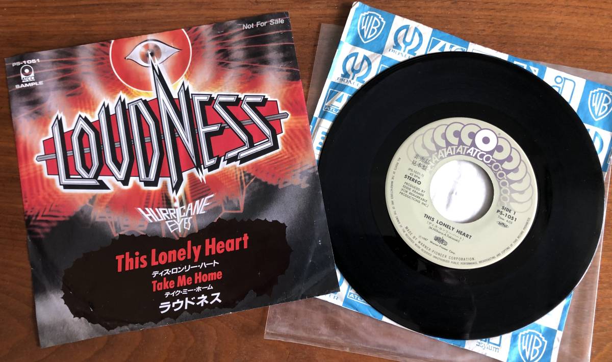 ●45シングル盤●LOUDNESS(ラウドネス) / This lonely heart(ディス・ロンリー・ハート)●非売品・見本盤/ATCO/PS-1051●