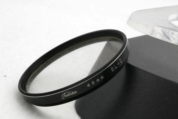 Toshiba SL-C 49mm レンズフィルター　D231207-231209