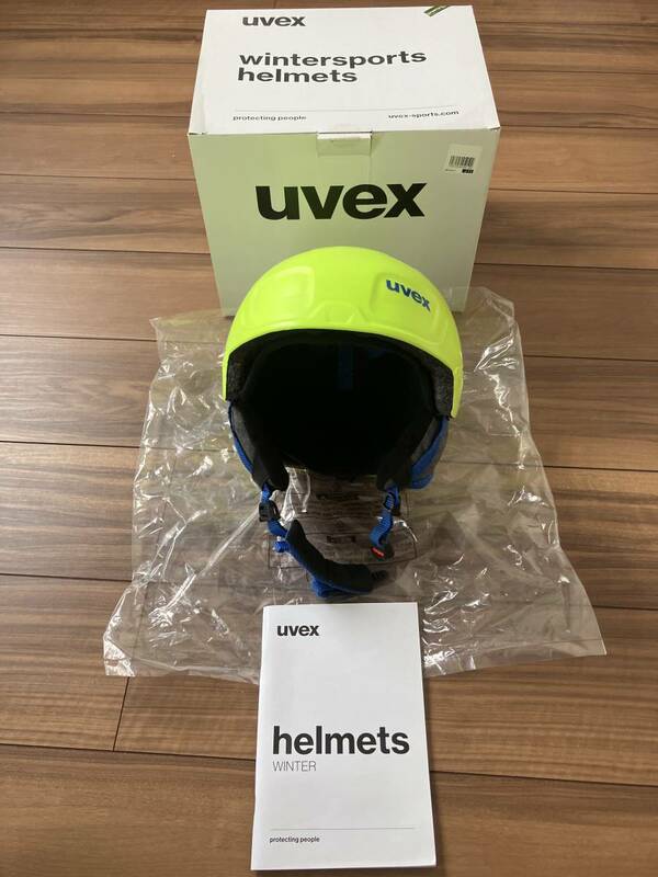 ウベックス　UVEX スキー　ヘルメット　子供　ジュニア　キッズ　54-58 s5662246105 ネオンイエロー　manic pro ウインタースポーツ