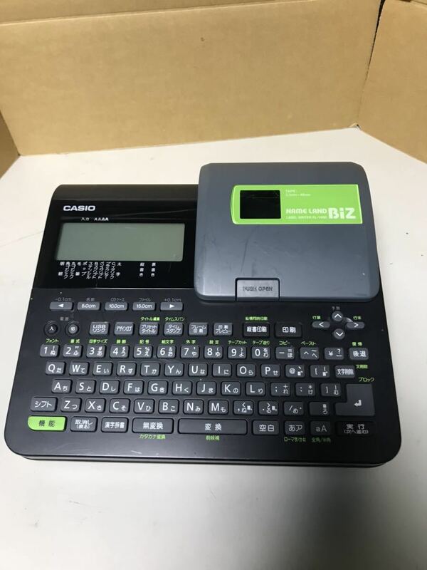 N898/CASIO KL-V460 NAME LAND BIZ LABEL WRITER 動作未確認