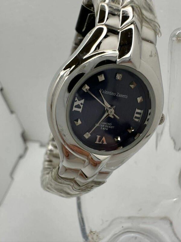 【Valentino zanetti】腕時計 クオーツ 未使用品　電池交換済み　稼動品　値札付き　64-2